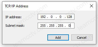 Computer ID Address for TFTP communication Computer ID Address for TFTP communication