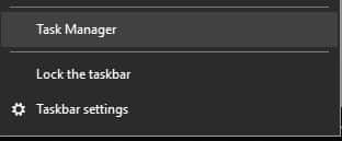 Windows task manager
